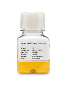 custom human platelet lysate product